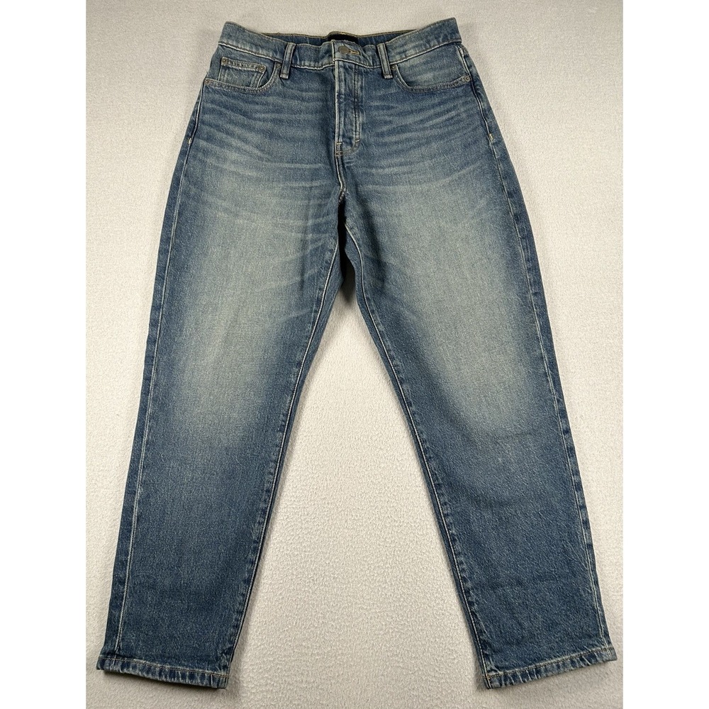 Lucky Brand Drew Mom High Waist Taper Jeans Womens 8x28 Ankle Button Fly NICE!